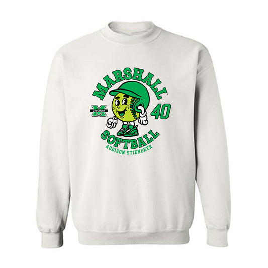 Marshall - NCAA Softball : Addison Stieneker - Fashion Shersey Crewneck Sweatshirt-0