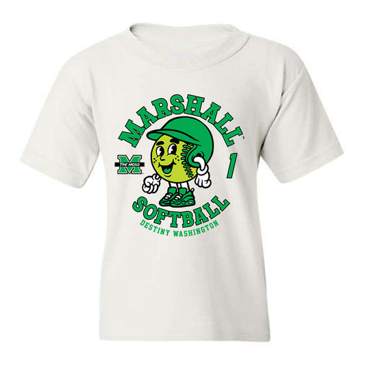 Marshall - NCAA Softball : Destiny Washington - Youth T-Shirt Fashion Shersey