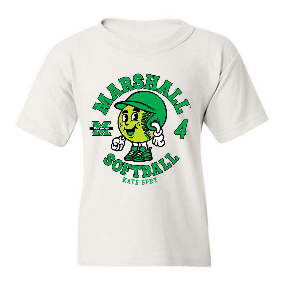 Marshall - NCAA Softball : Kate Spry - Fashion Shersey Youth T-Shirt-0
