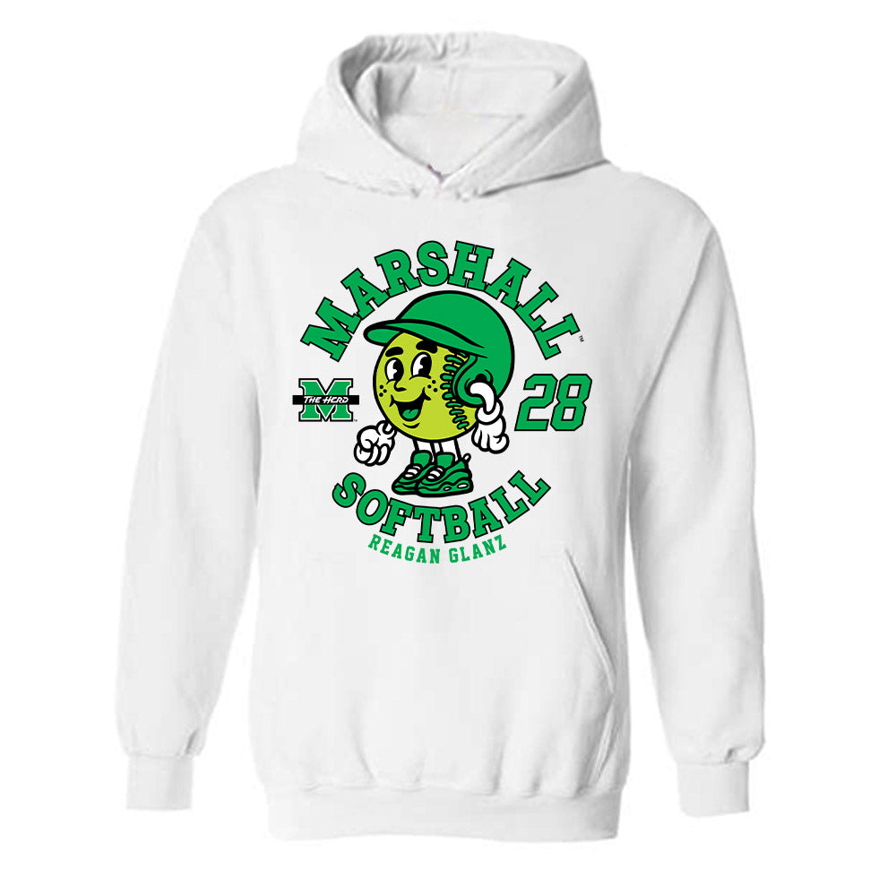 Marshall - NCAA Softball : Reagan Glanz - Hooded Sweatshirt Fashion Shersey