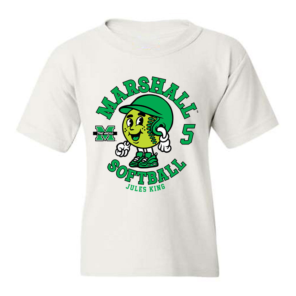 Marshall - NCAA Softball : Jules King - Fashion Shersey Youth T-Shirt