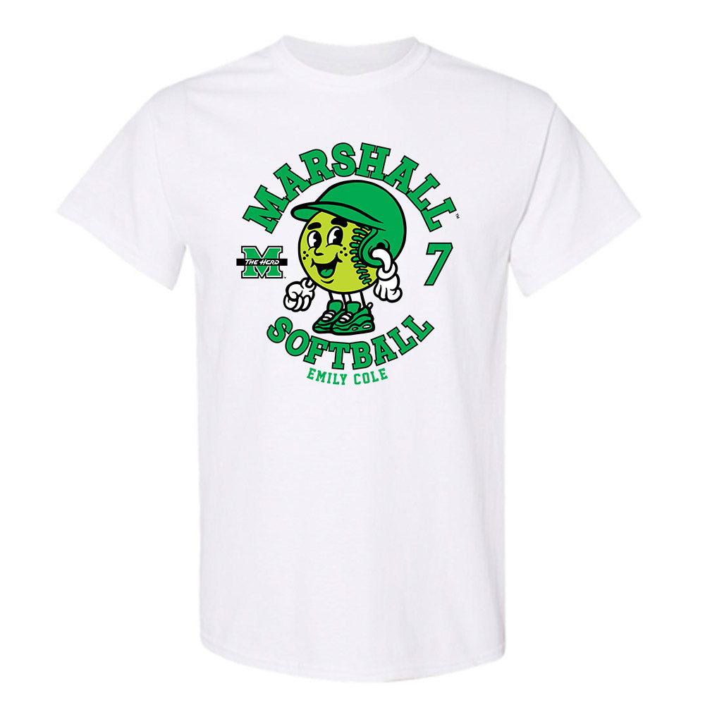 Marshall - NCAA Softball : Emily Cole - T-Shirt Fashion Shersey