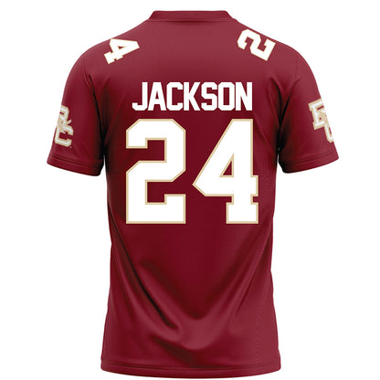 Boston College - NCAA Football : Amari Jackson - Maroon Football Jersey-1