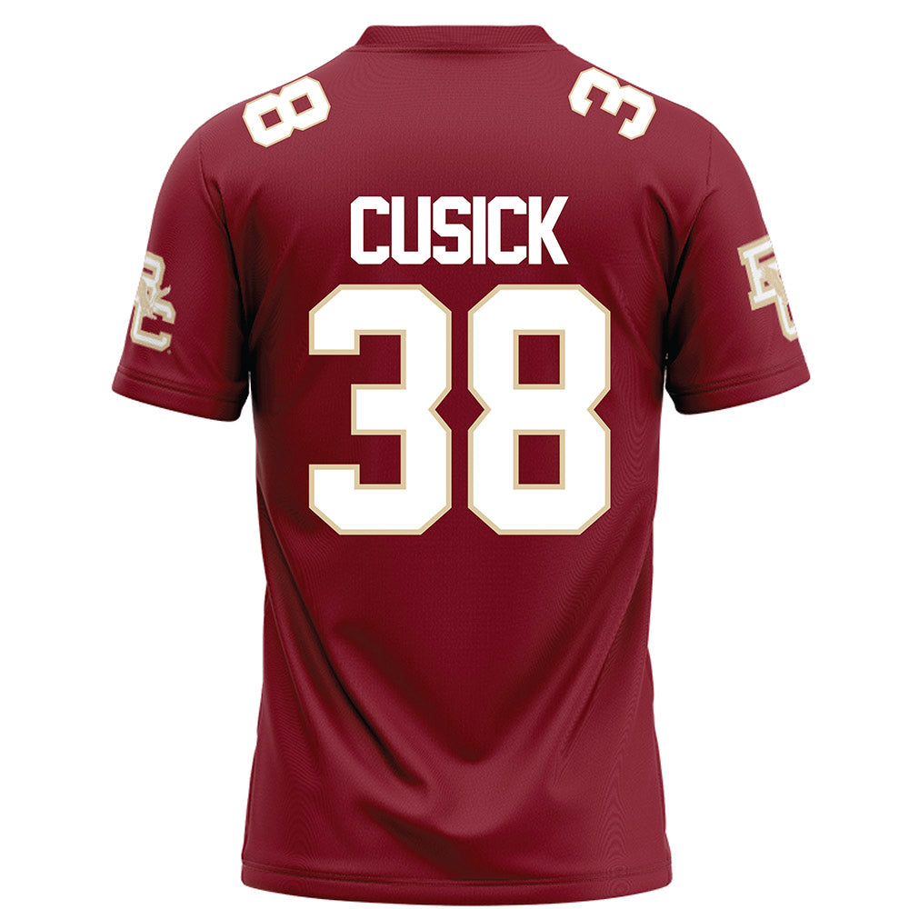 Boston College - NCAA Football : Tommy Cusick - Maroon Football Jersey-1