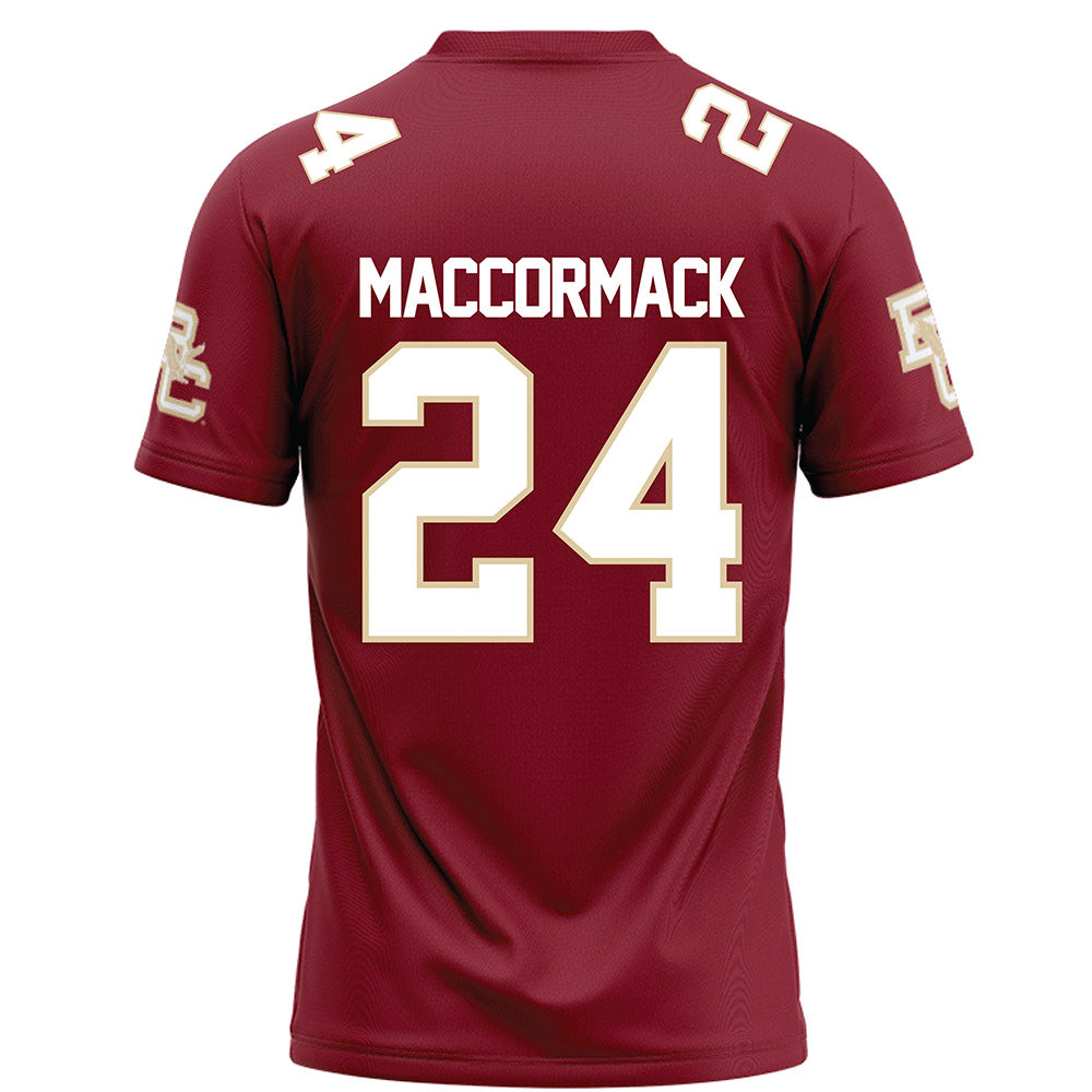 Boston College - NCAA Football : Bo MacCormack - Maroon Football Jersey-1