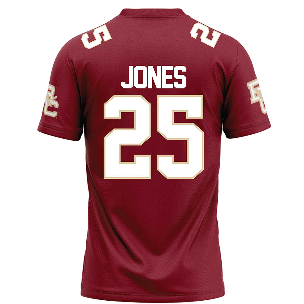 Boston College - NCAA Football : Jamareeh Jones - Maroon Football Jersey