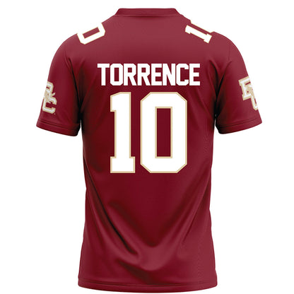 Boston College - NCAA Football : Syair Torrence - Maroon Football Jersey-1