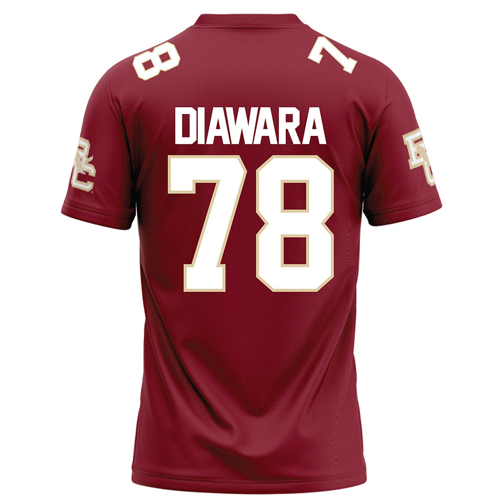 Boston College - NCAA Football : Souleye Diawara - Maroon Football Jersey-1