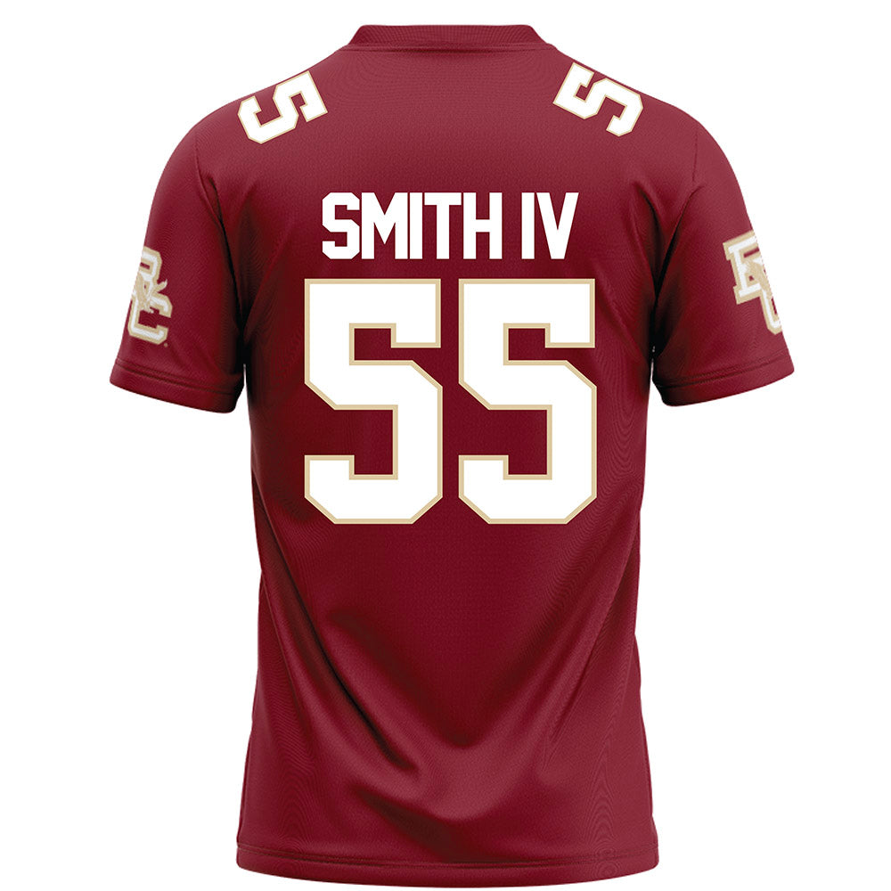 Boston College - NCAA Football : Robert Smith IV - Maroon Football Jersey-1