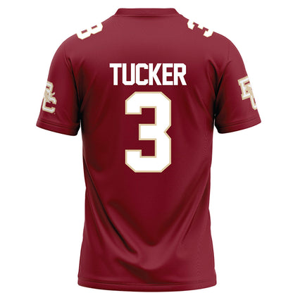 Boston College - NCAA Football : Max Tucker - Maroon Football Jersey-1