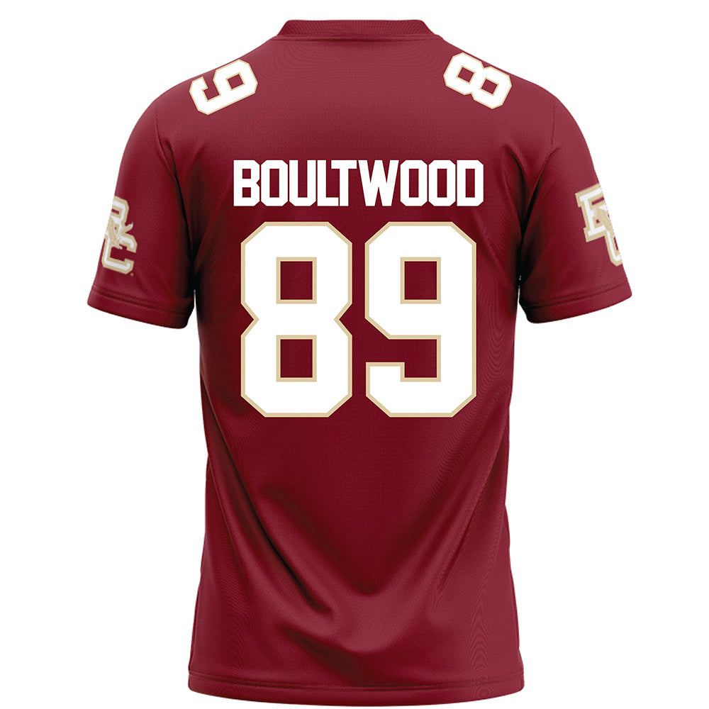 Boston College - NCAA Football : Ryan Boultwood - Maroon Football Jersey