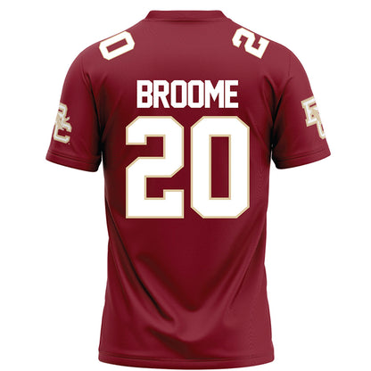 Boston College - NCAA Football : Alex Broome - Maroon Football Jersey