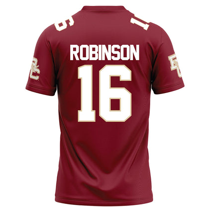 Boston College - NCAA Football : Jacobe Robinson - Maroon Football Jersey