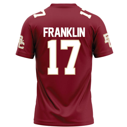 Boston College - NCAA Football : Jeremiah Franklin - Maroon Football Jersey