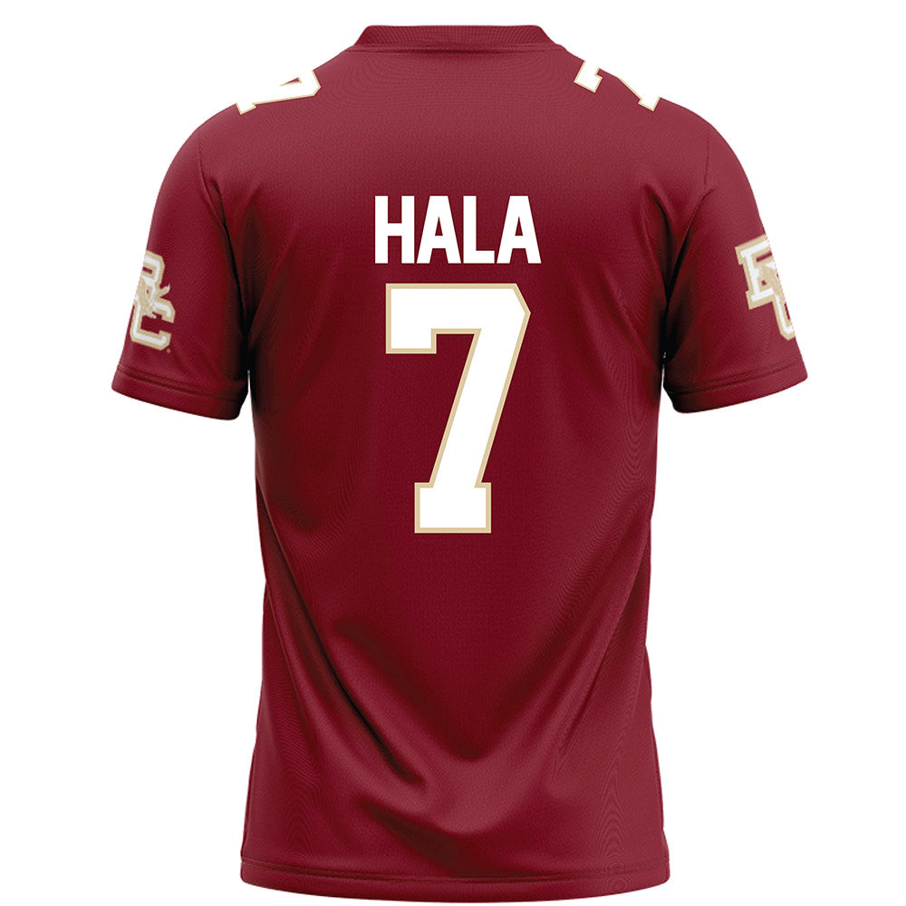 Boston College - NCAA Football : Sione Hala - Maroon Football Jersey