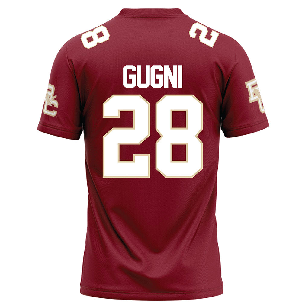 Boston College - NCAA Football : Jackson Gugni - Maroon Football Jersey