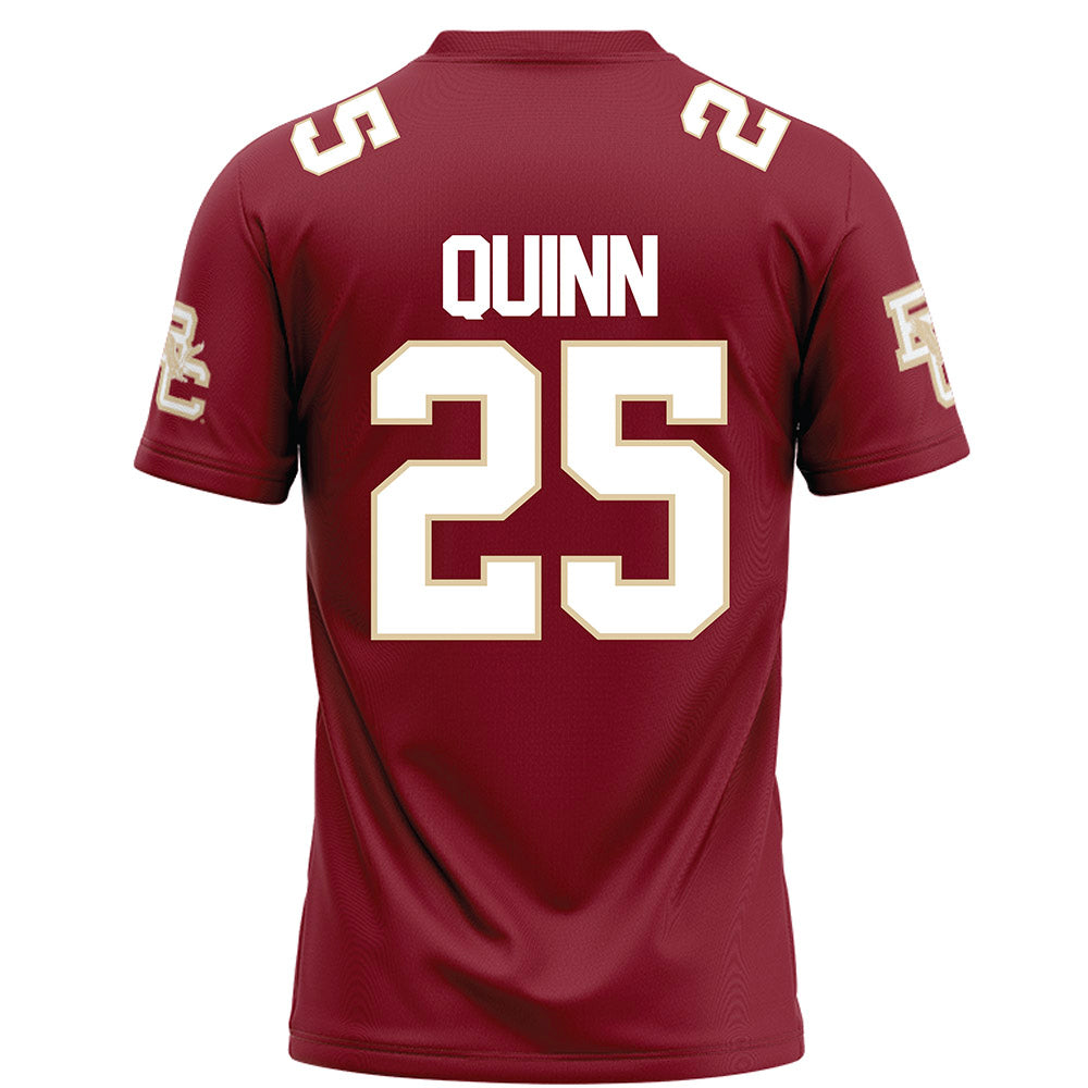 Boston College - NCAA Football : Andy Quinn - Maroon Football Jersey-1