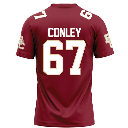 Boston College - NCAA Football : Jack Conley - Maroon Football Jersey