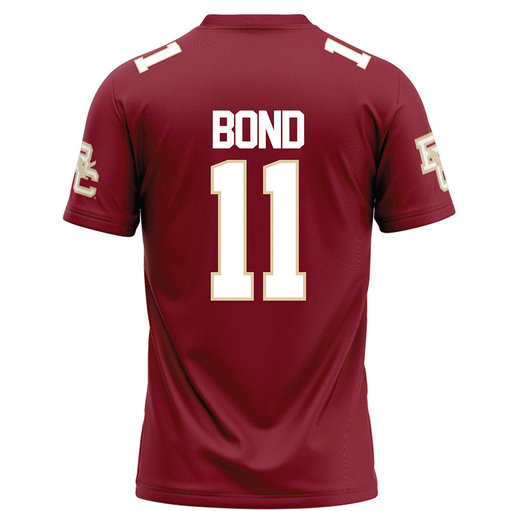 Boston College - NCAA Football : Lewis Bond - Maroon Football Jersey