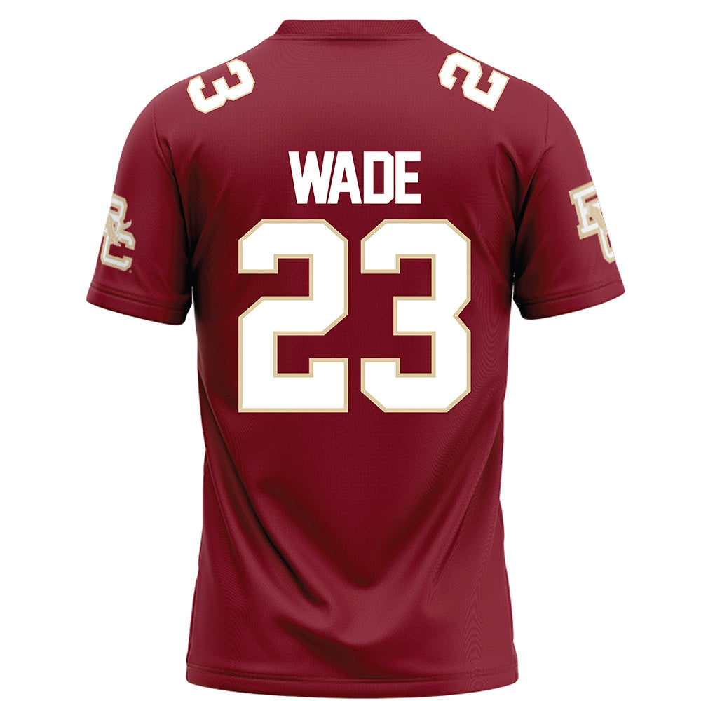 Boston College - NCAA Football : Montrell Wade - Maroon Football Jersey