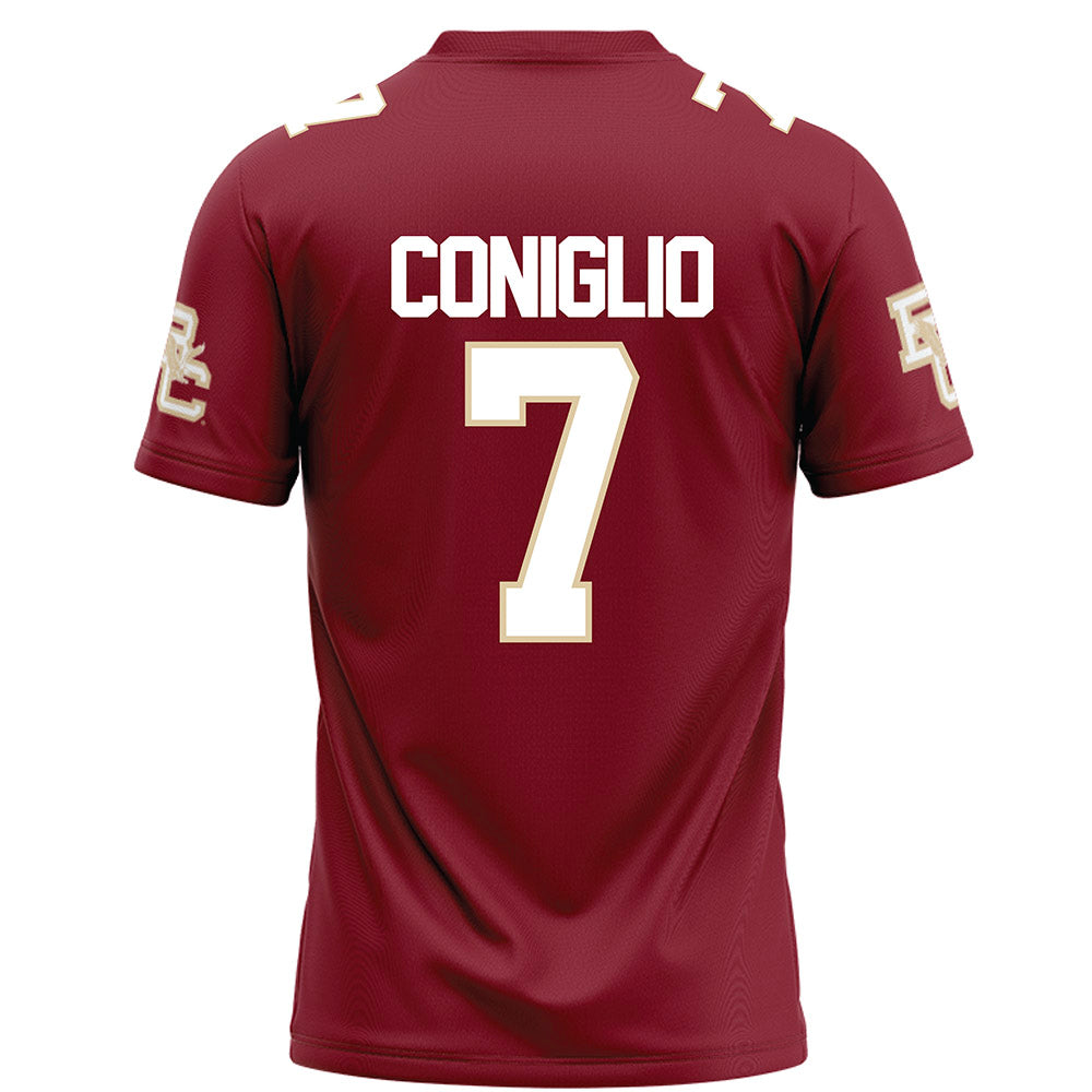 Boston College - NCAA Football : Jake Coniglio - Maroon Football Jersey-1