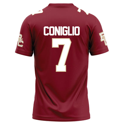 Boston College - NCAA Football : Jake Coniglio - Maroon Football Jersey-1