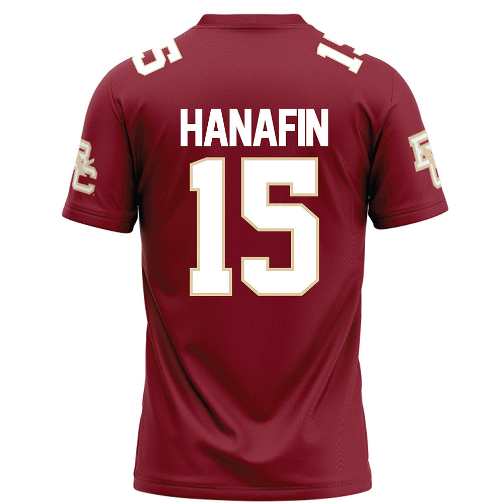 Boston College - NCAA Football : Shane Hanafin - Maroon Football Jersey