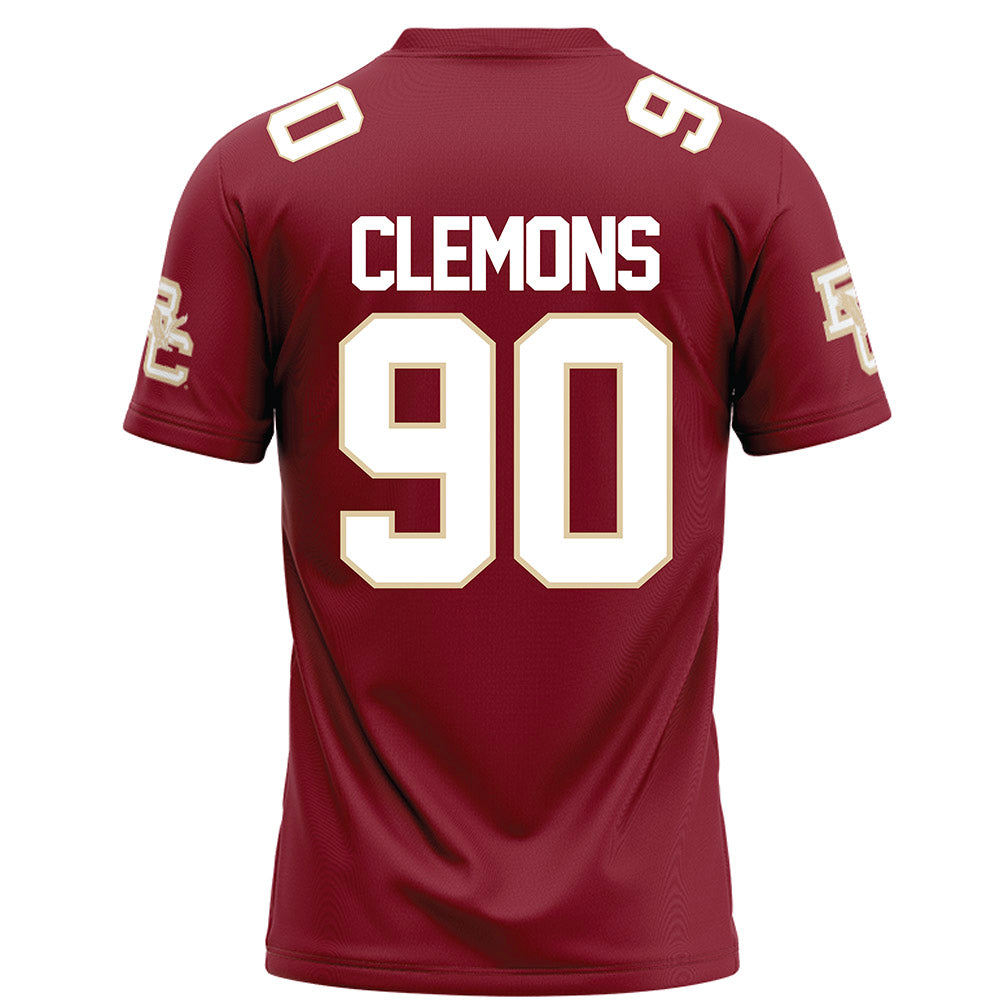 Boston College - NCAA Football : Ty Clemons - Maroon Football Jersey