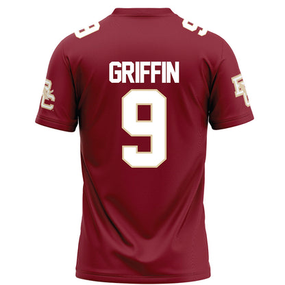 Boston College - NCAA Football : Josiah Griffin - Maroon Football Jersey