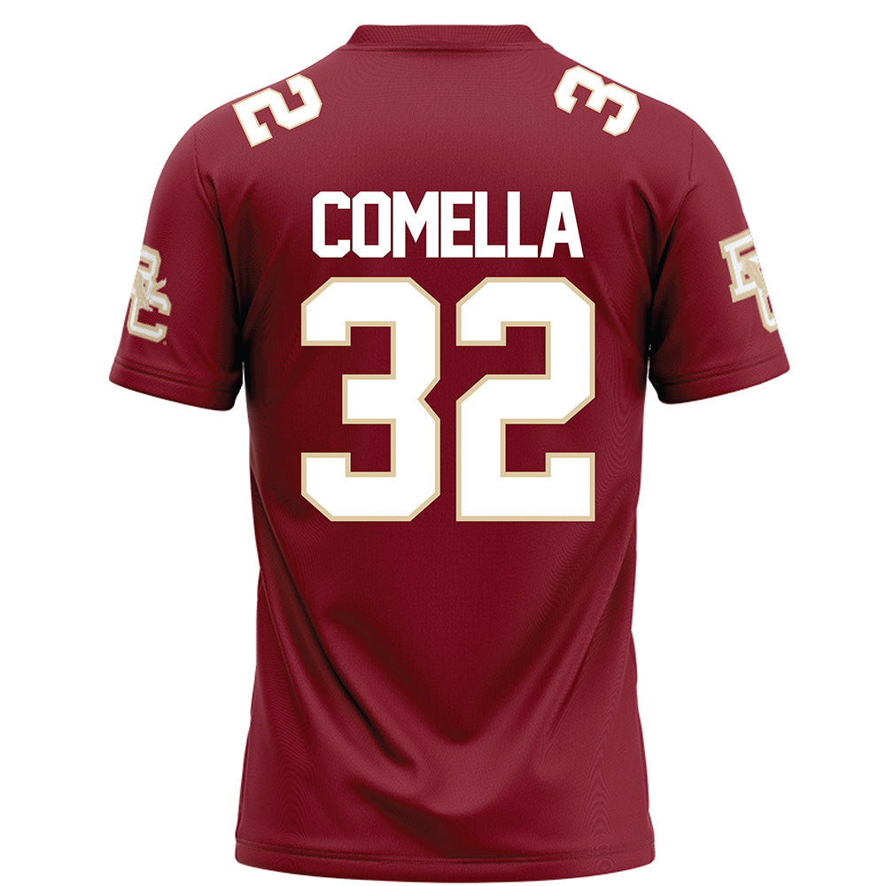 Boston College - NCAA Football : Charlie Comella - Maroon Football Jersey