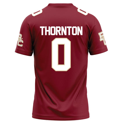 Boston College - NCAA Football : Omar Thornton - Maroon Football Jersey-1