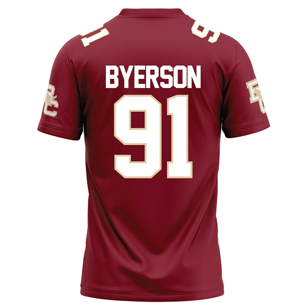 Boston College - NCAA Football : Makai Byerson - Maroon Football Jersey-1