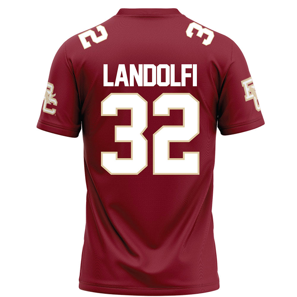 Boston College - NCAA Football : Michael Landolfi - Maroon Football Jersey