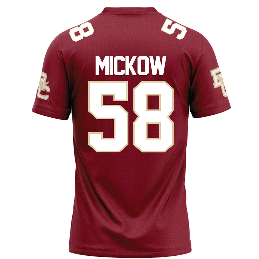 Boston College - NCAA Football : Ryan Mickow - Maroon Football Jersey