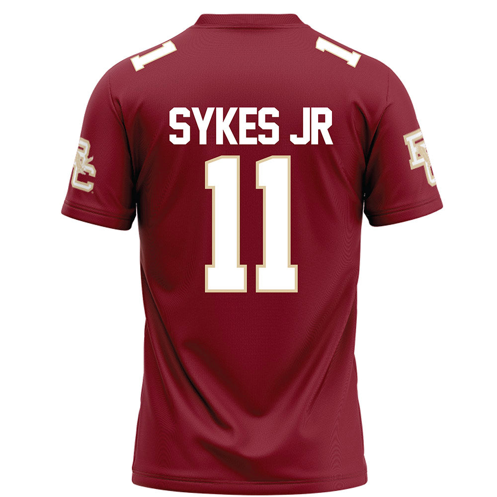 Boston College - NCAA Football : Rae Sykes Jr - Maroon Football Jersey-1