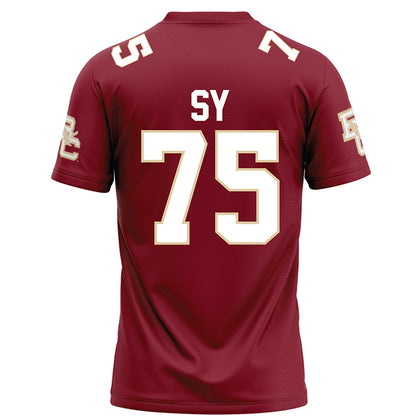 Boston College - NCAA Football : Pape Sy - Maroon Football Jersey-1