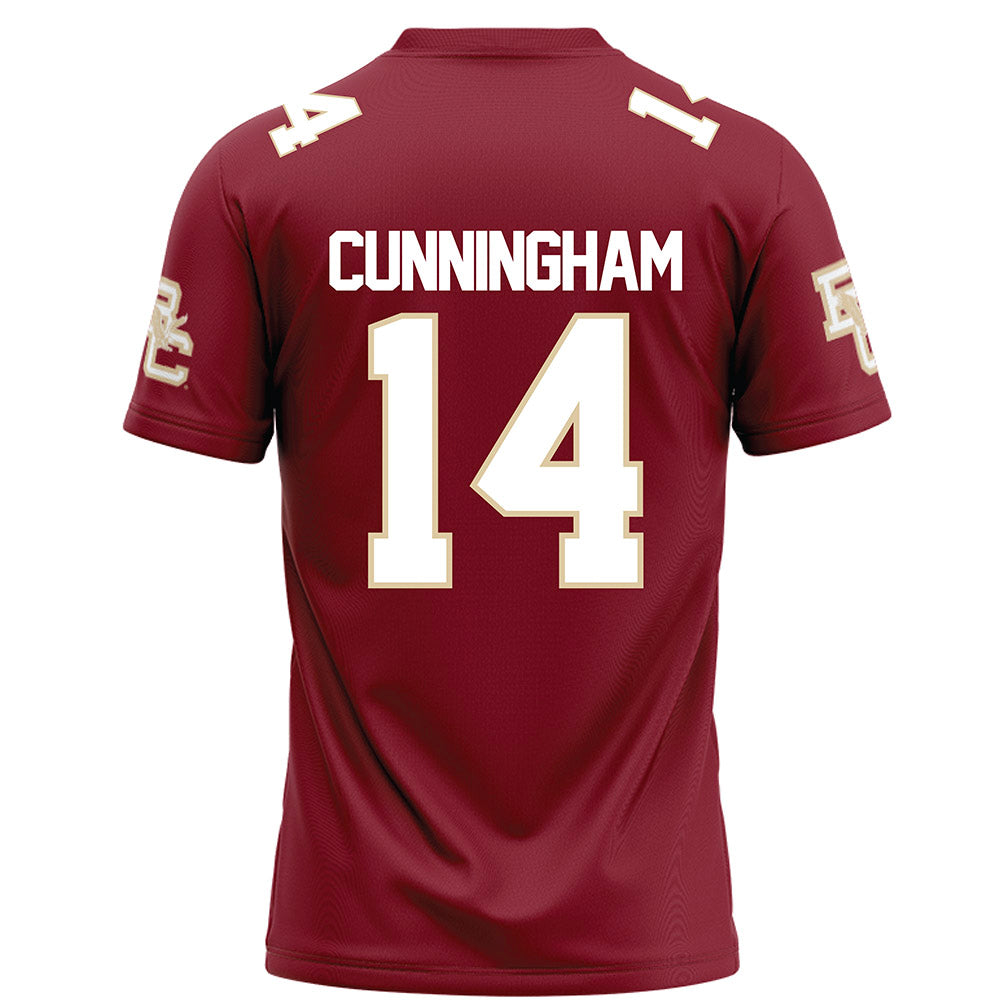 Boston College - NCAA Football : Ashton Cunningham - Maroon Football Jersey-1