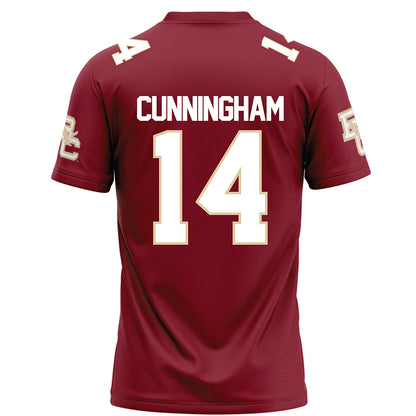 Boston College - NCAA Football : Ashton Cunningham - Maroon Football Jersey-1