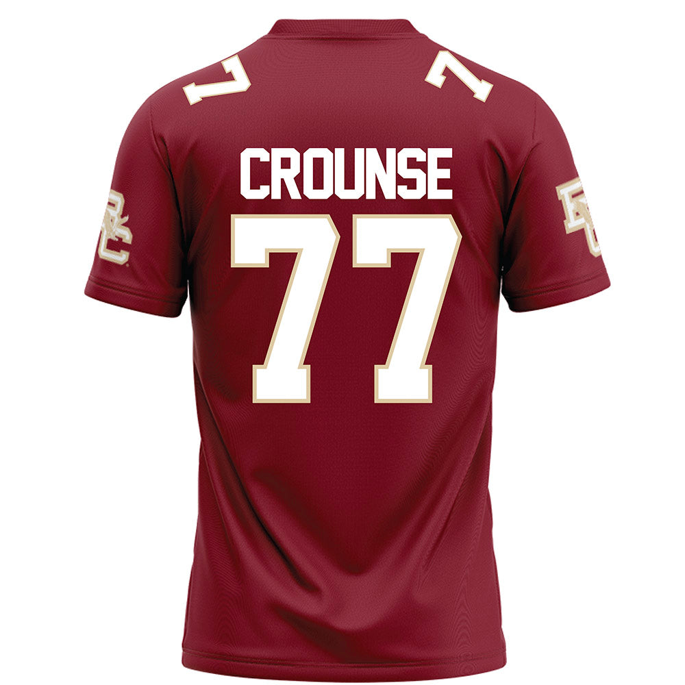 Boston College - NCAA Football : Michael Crounse - Maroon Football Jersey