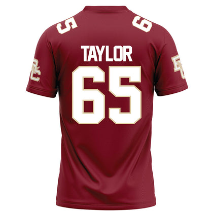 Boston College - NCAA Football : Logan Taylor - Maroon Football Jersey