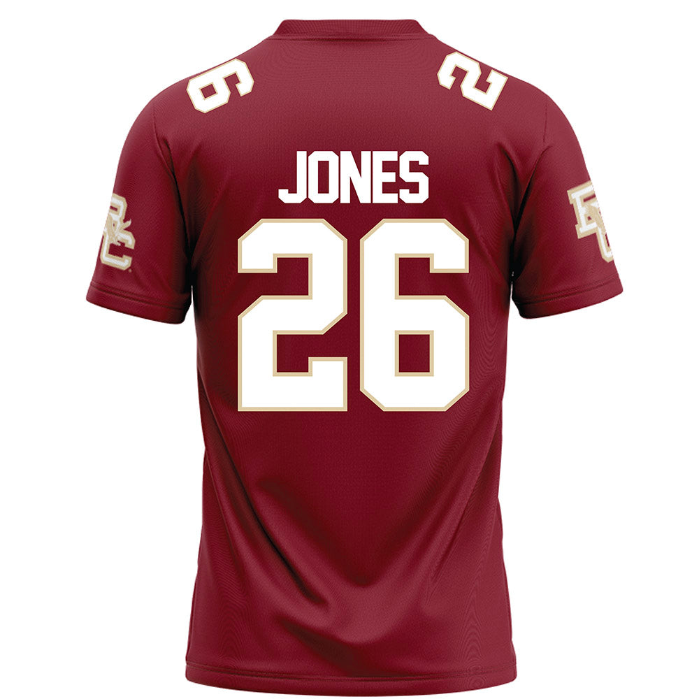 Boston College - NCAA Football : Datrell Jones - Maroon Football Jersey