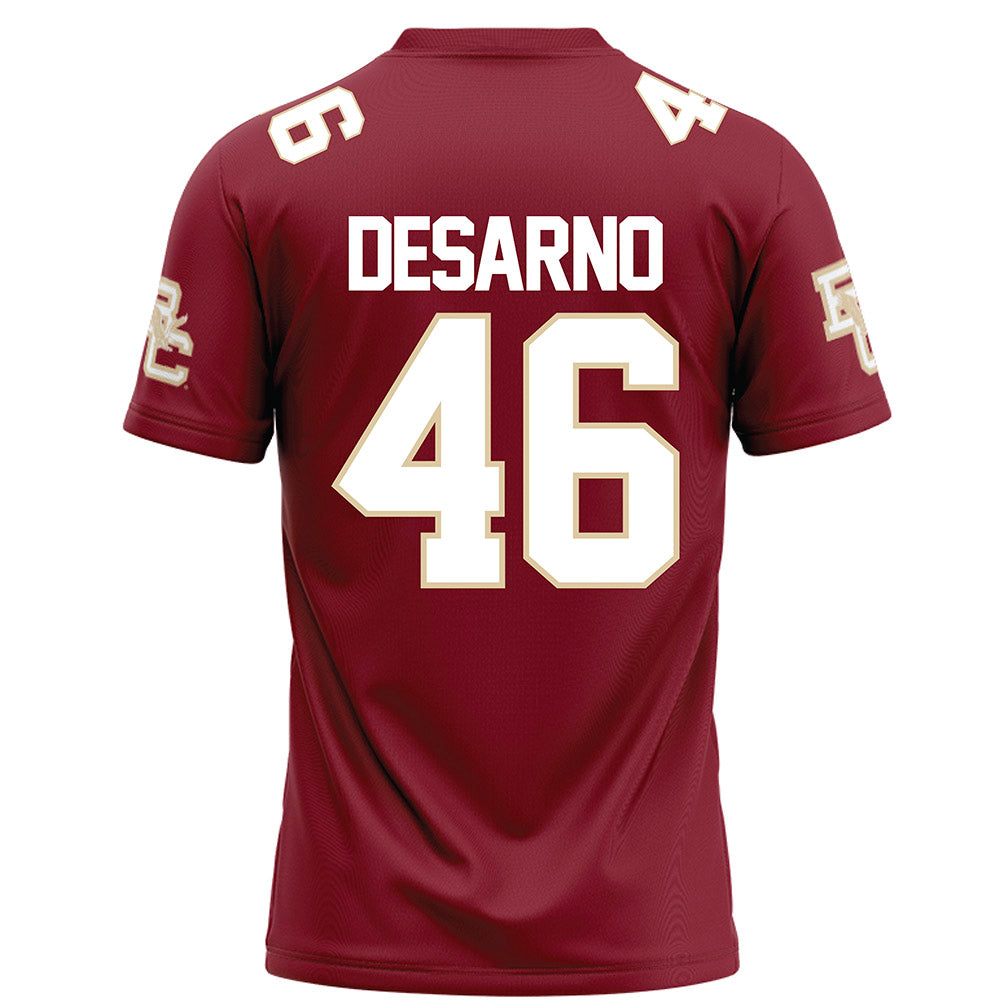 Boston College - NCAA Football : Dominic DeSarno - Maroon Football Jersey-1