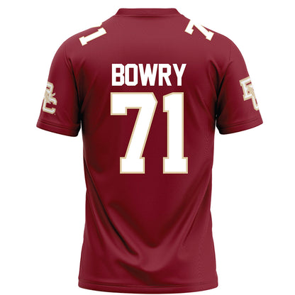 Boston College - NCAA Football : Jude Bowry - Maroon Football Jersey