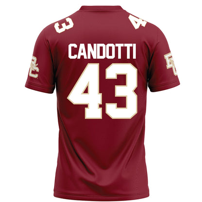 Boston College - NCAA Football : Sam Candotti - Maroon Football Jersey