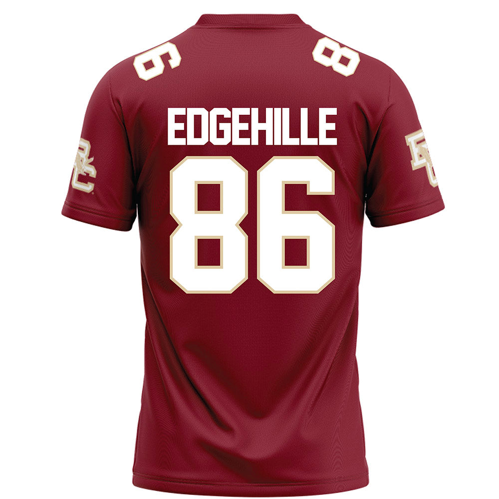 Boston College - NCAA Football : Danny Edgehille - Maroon Football Jersey