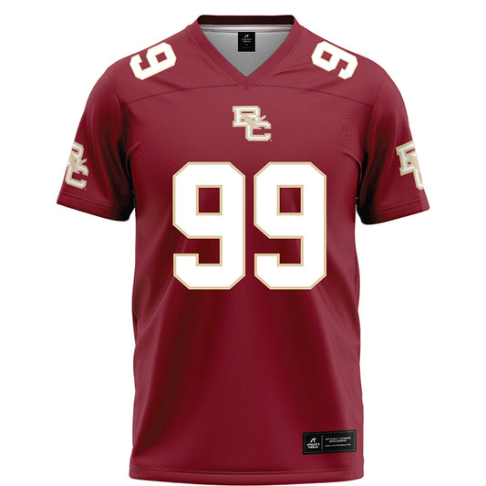 Boston College - NCAA Football : Luca Lombardo - Maroon Football Jersey-0