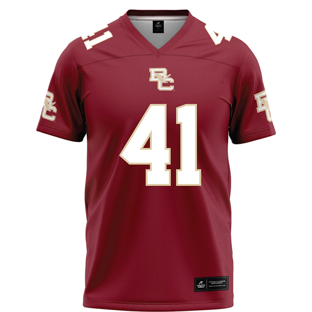 Boston College - NCAA Football : Liam Conway - Maroon Football Jersey