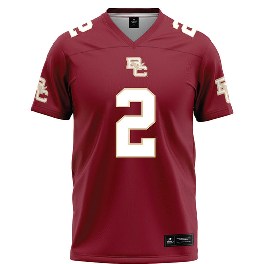 Boston College - NCAA Football : Turbo Richard - Maroon Football Jersey-0