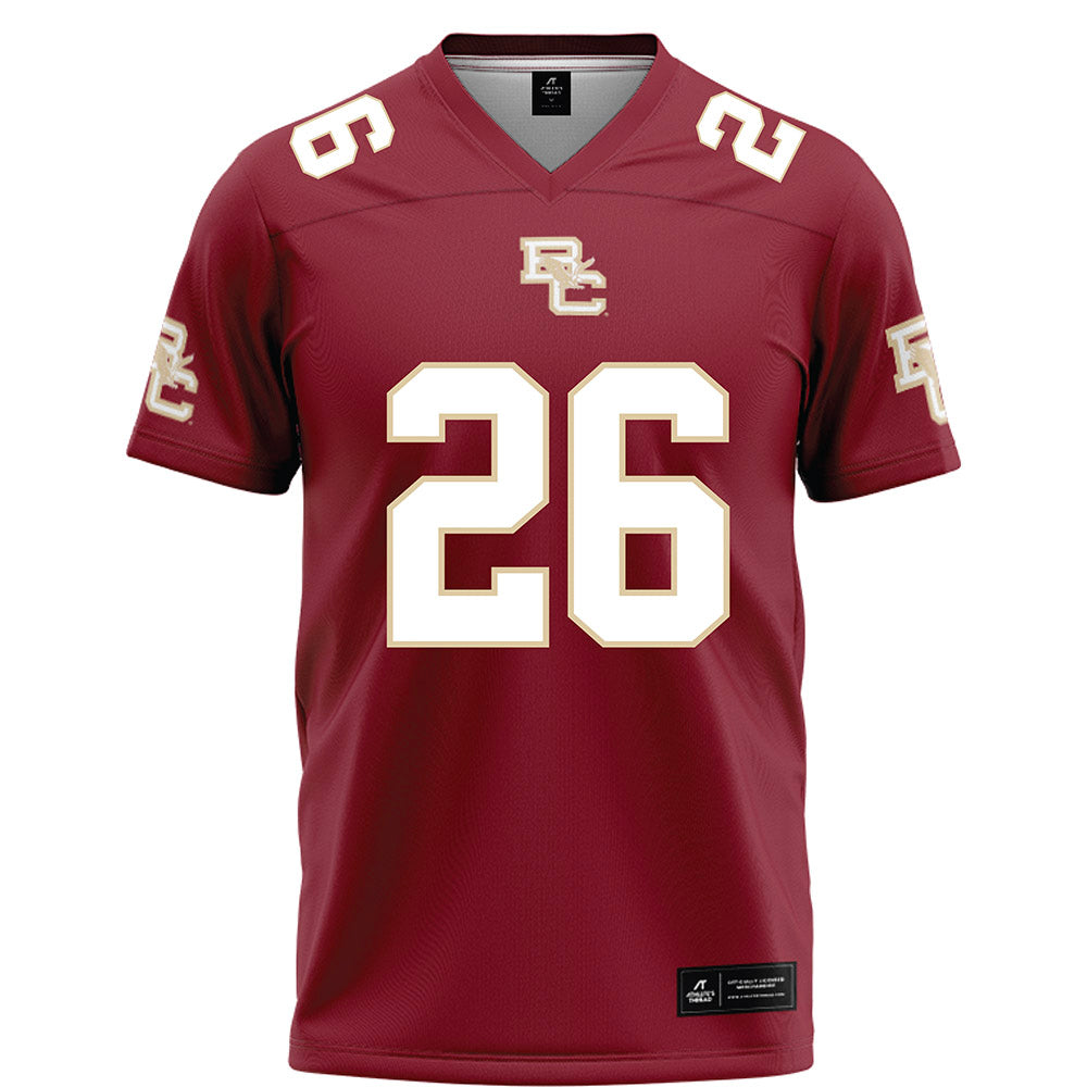 Boston College - NCAA Football : Syair Torrence - Maroon Football Jersey