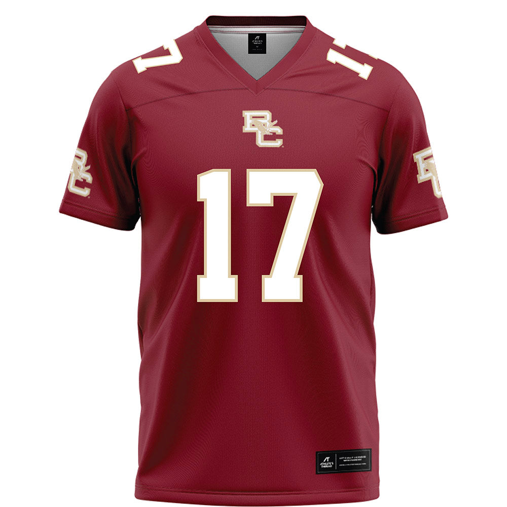 Boston College - NCAA Football : Jeremiah Franklin - Maroon Football Jersey